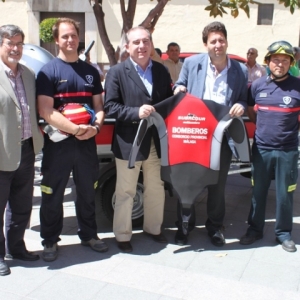 El Ayuntamiento y el Consorcio Provincial de Bomberos presentan la nueva flota de vehículos para la comarca